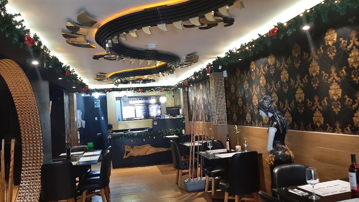 Interior elegante de Fusión Wong